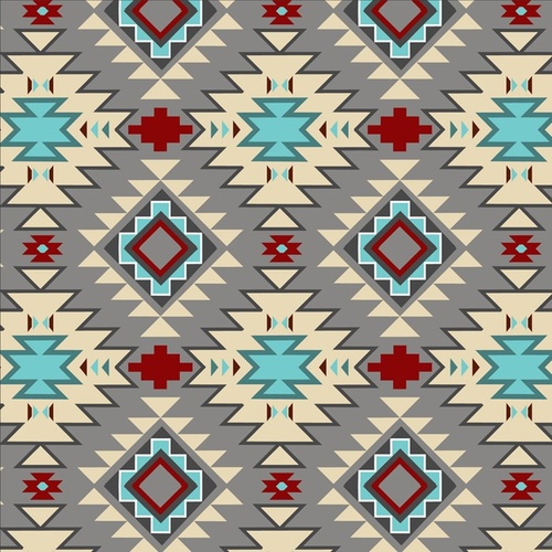 Native Spirit Argyle Grey Multi