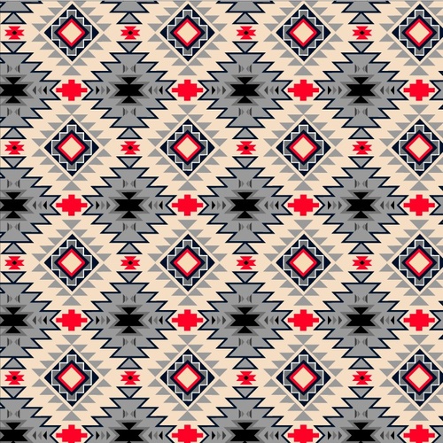 Native Spirit Argyle Grey Cream