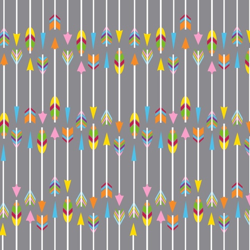 Arrows Grey Minky