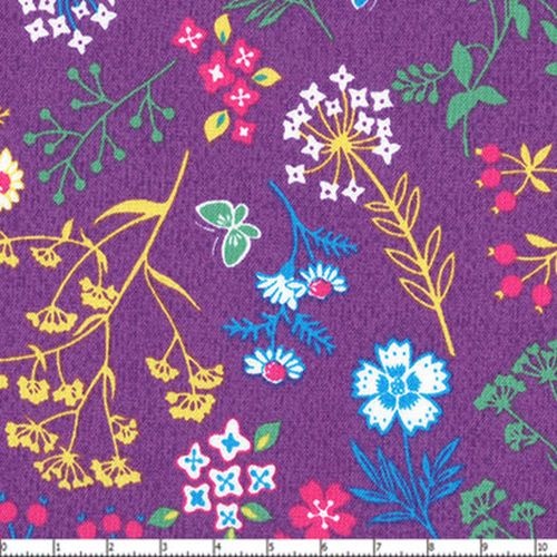 L's Modern Garden Floral Purple