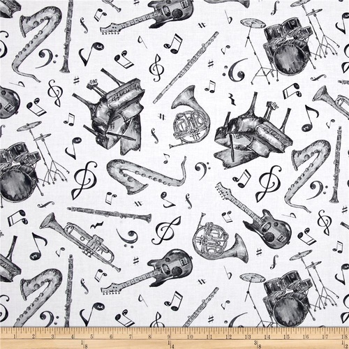 Musical Instruments Monochrome