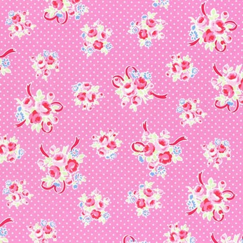 Flower Sugar Rose Ribbon Pink