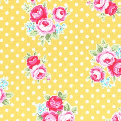 Flower Sugar Rose Spot Yellow