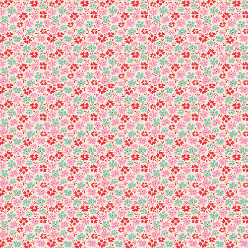 Tilda LemonTree Flowerfields Red