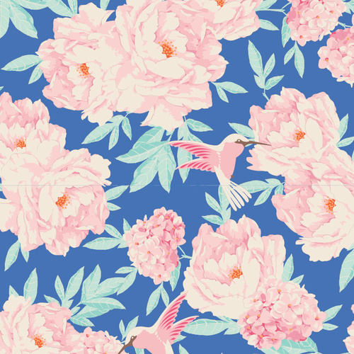 Tilda LemonTree Hummingbird Blue