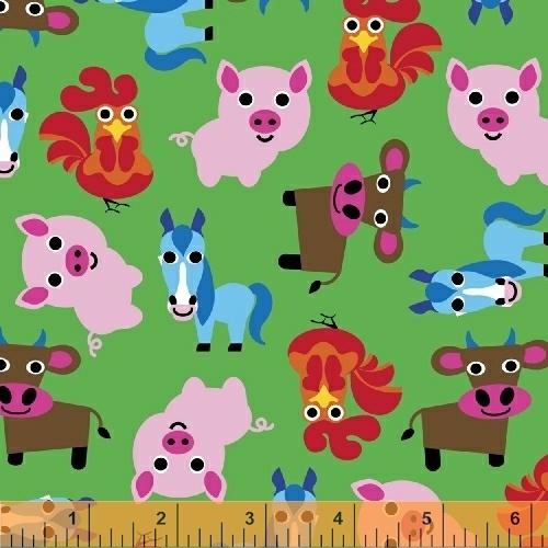 Farm Animals Green