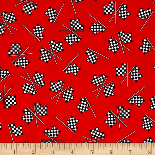 Fast Track Racing Flags Red