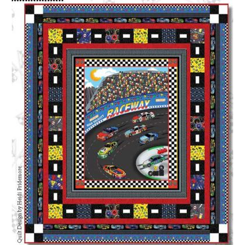 Fast Track Racing Quilt 1