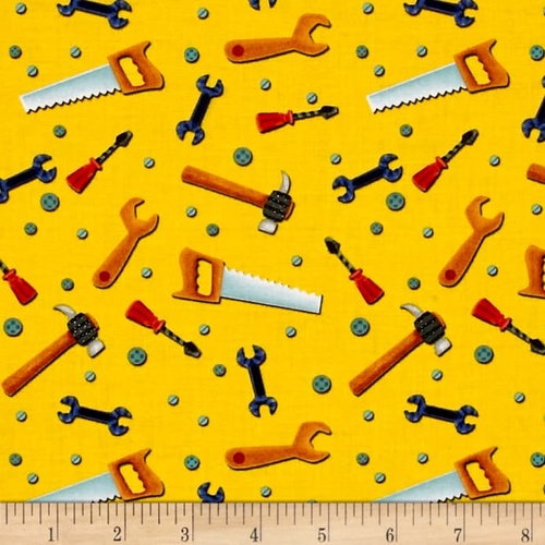 Let's Build Tossed Tools Yellow