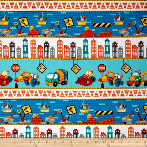 Let's Build Construction Stripe