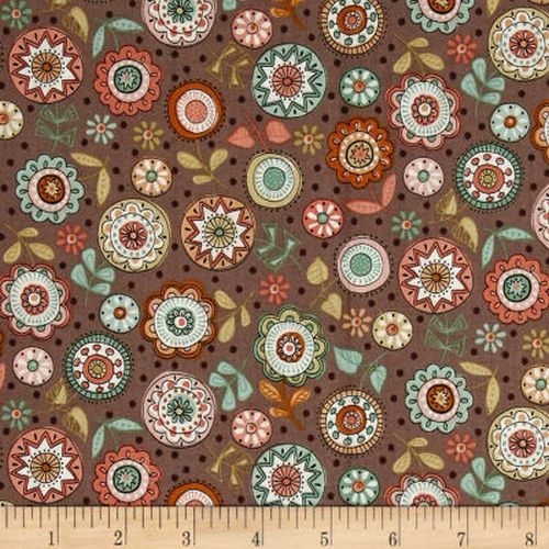 Doodle Days Floral Browns