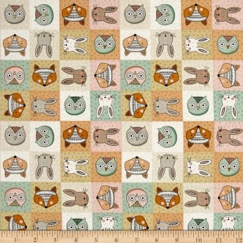 Doodle Days Woodland Animals Heads Multi