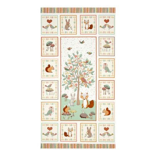 Doodle Days Woodland Animal Panel