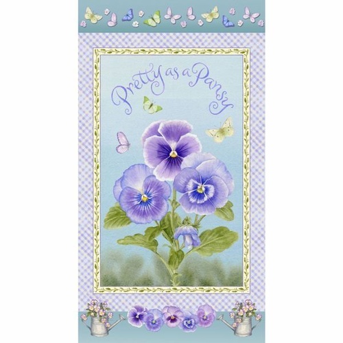 Pretty as a Pansy Panel