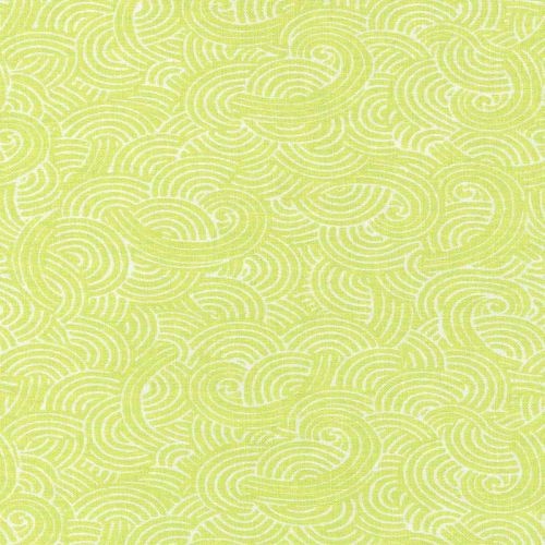 Under The Sea Wave Swirls Lime