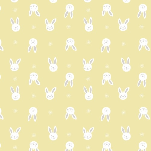 Bunny Garden Faces Green