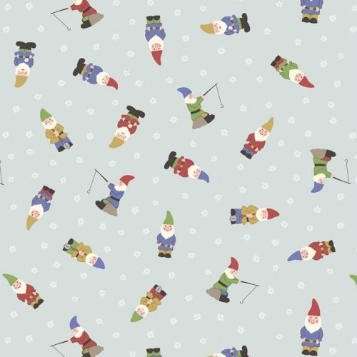 Grandma's Garden Gnomes Blue