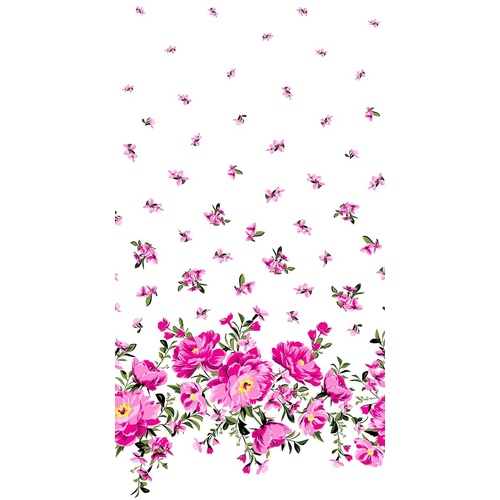 Bed of Roses Border Rose White