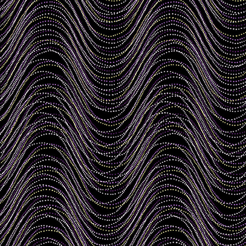 Pansy Noir Wind Wave Black Multi