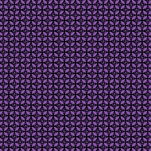 Pansy Noir Curly Buds Purple