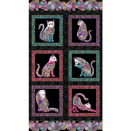 Cat-I-Tude Panel Multi Black