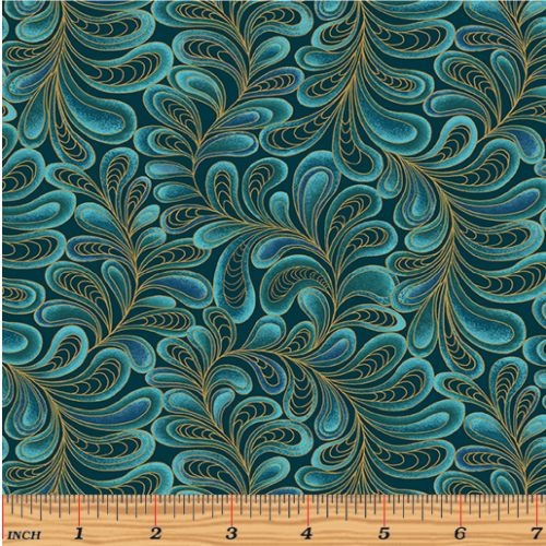 Cat-I-Tude Feather Frolic Teal