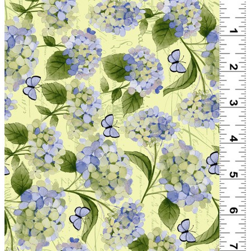 Heavenly Hydrangeas Butterfly Butter