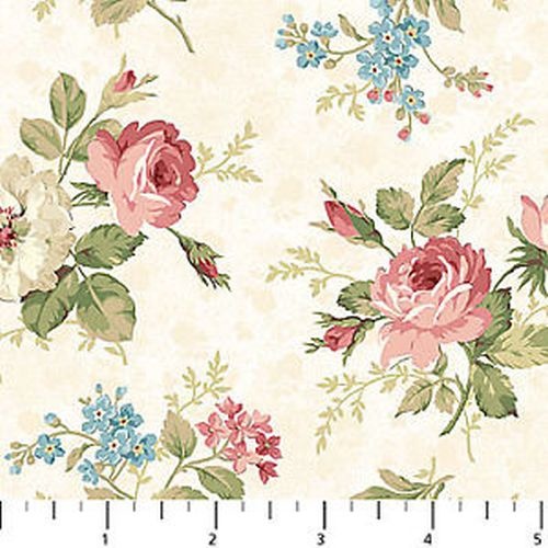 Vintage Rose Medium Cream White