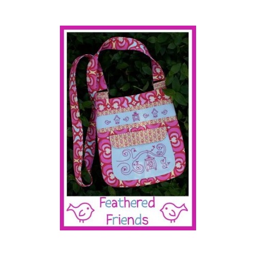 Featherd Friends Stitchery Handbag Kit