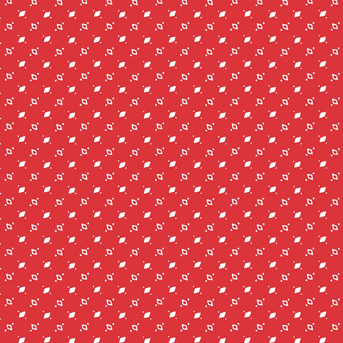 Vintage Mix and Match Diamond Red