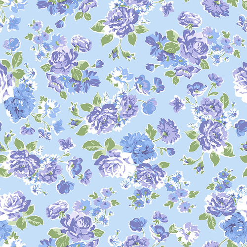 Vintage Mix and Match Mauve Flowers