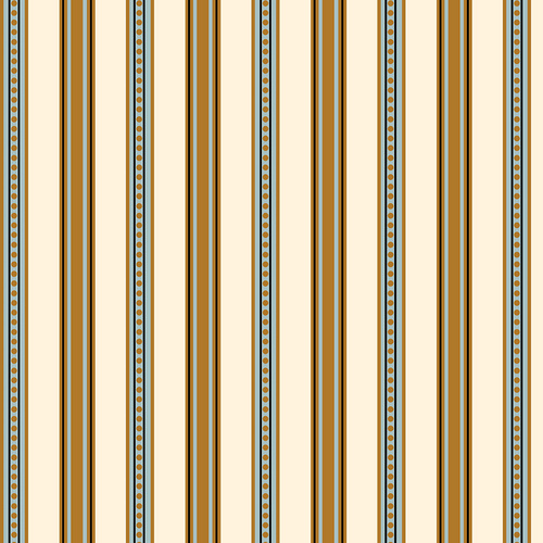 Aviary Spot Blue Brown Stripe