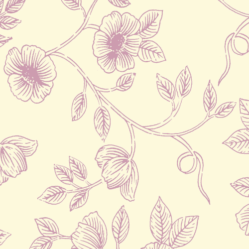 Aviary Floral Mauve