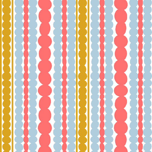 Modern Scandanavian Spot Stripe Blue