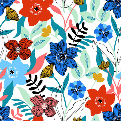 Modern Scandanavian Main Floral