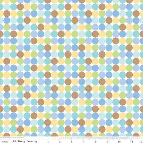 Snips and Snails Spots Multi Per Metre