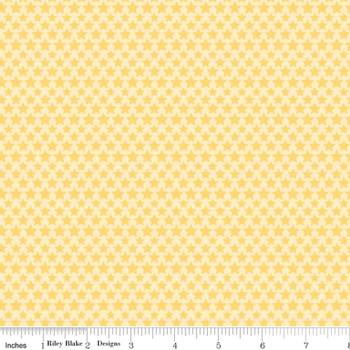Snips and Snails Stars Yellow Per Metre