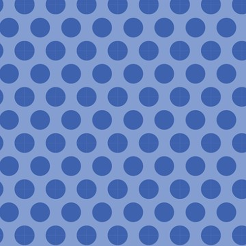 Spots Royal Blue Minky
