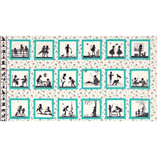 Playing with Shadows Kids Panel Aqua