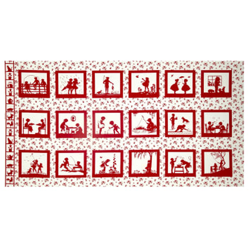 Playing with Shadows Kids Panel Red