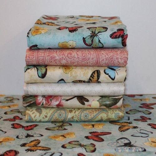 Garden Hideaway Butterfly Floral FQ Bundle