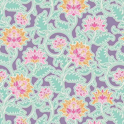 Tilda Sunkiss Suraj Floral Lilac