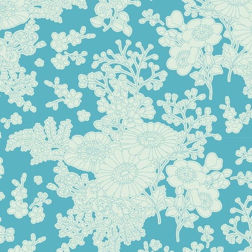 Tilda Sunkiss Imogen Floral Teal