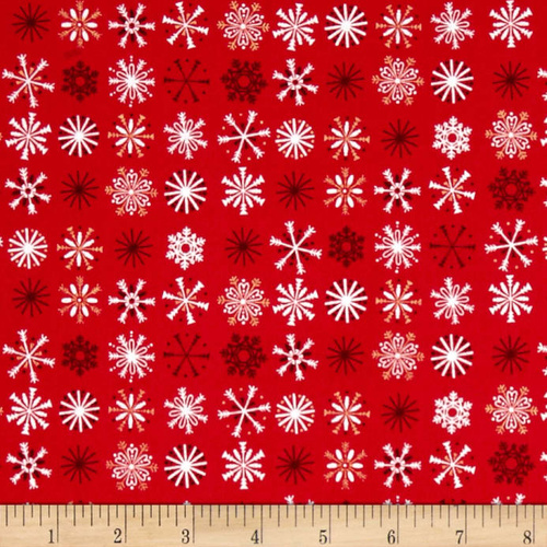 Modern Metallic Christmas Snowflakes