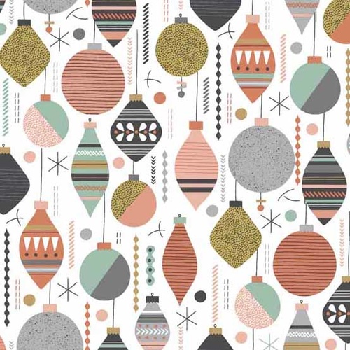Modern Metallic Christmas Baubles