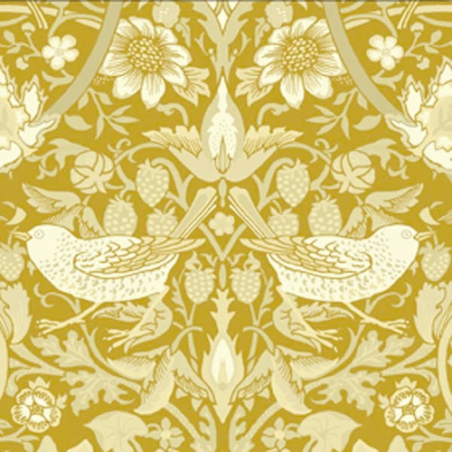 William and May Bird Floral Tan