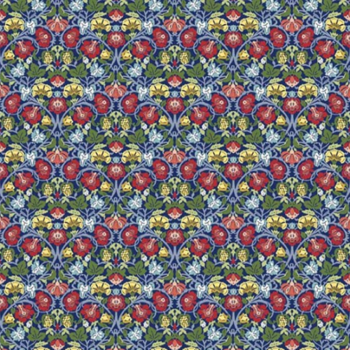 William and May Floral Cranberry