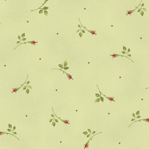 Roses On The Vine Mini Green