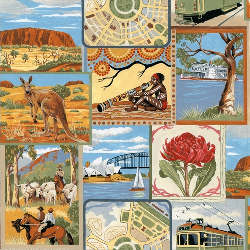 Australian Gold Panel 56cm x 112cm