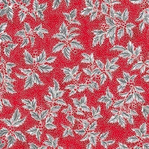 Holiday Flourish Mistletoe Red